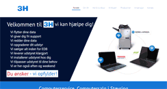 Desktop Screenshot of 3hpc.dk